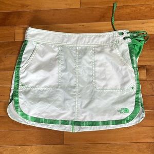 North Face White 6 Swim Sport Skort